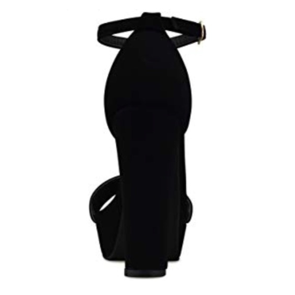 Womens Platform Ankle Strap High Heel -peep Toe - Picture 4 of 4